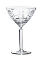 Hudson Plaid Martini Glass